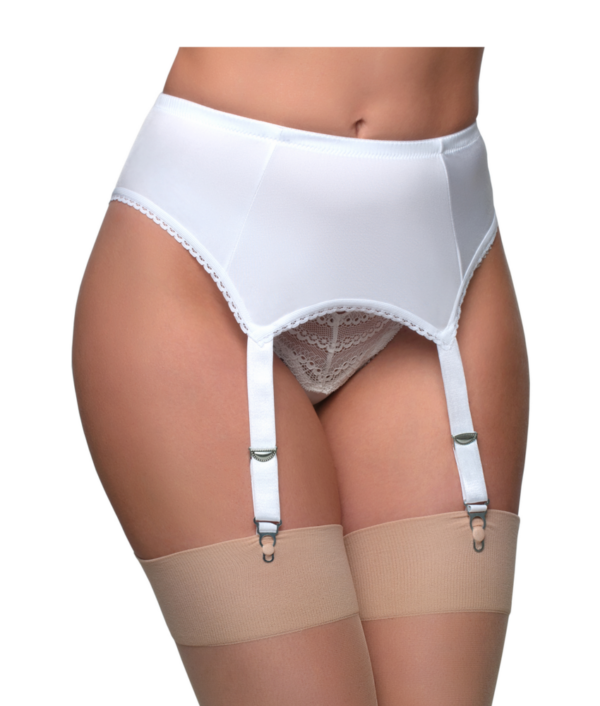 Suspender belt 4 suspenders, for nylon stockings garter belt