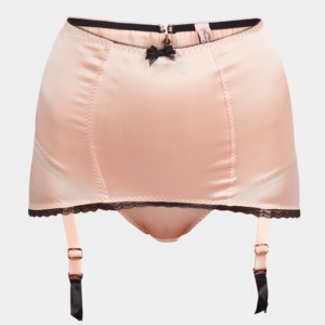 Agent Provocateur – Seide Mieder mit Vergoldetem Zubehör schwarz – 4 Strap Gr. 34 (S)