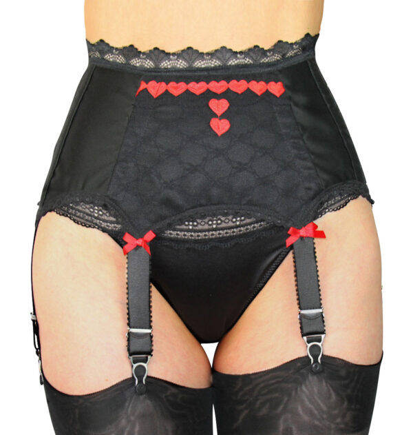 Burlesque, suspender belt, 6 straps