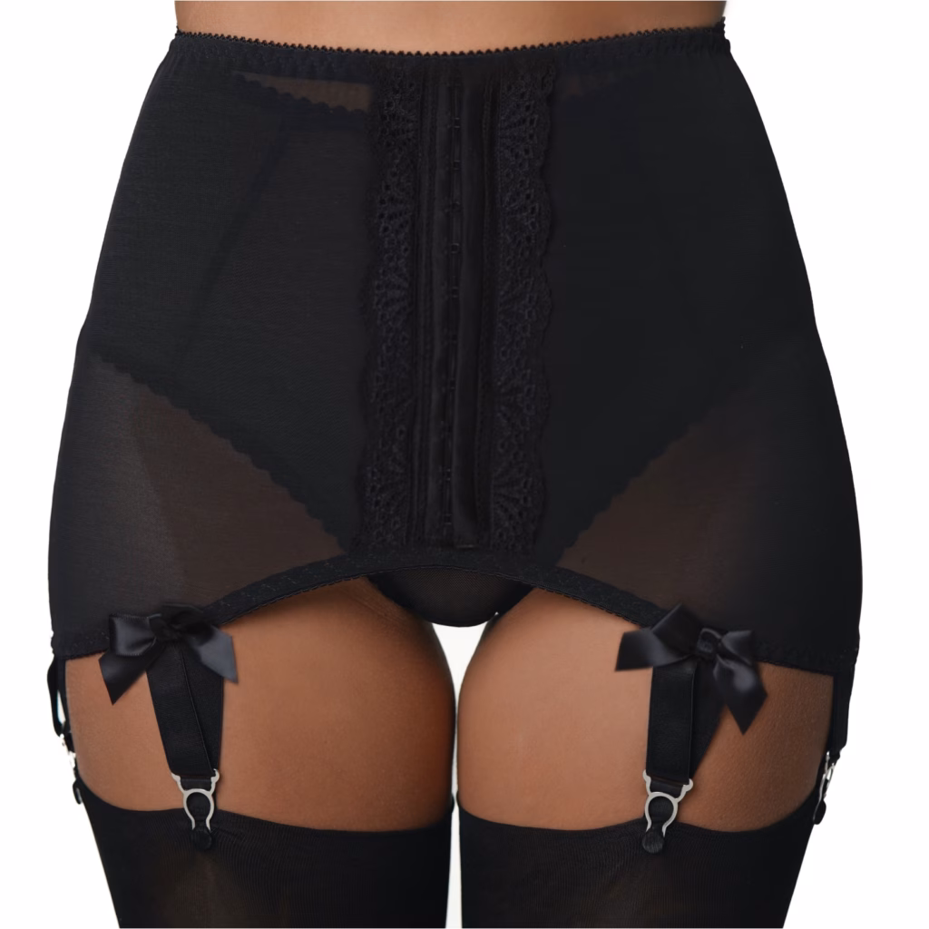 Lolita - Retro schwarz - 6 Strap Mieder - etwas anders!